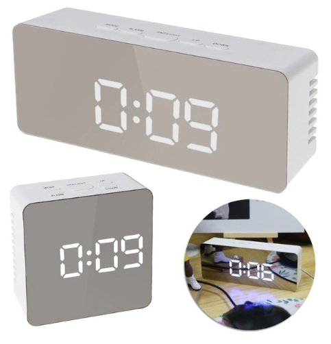 Đồng hồ gương kỹ thuật số Digital LED Mirror Clock