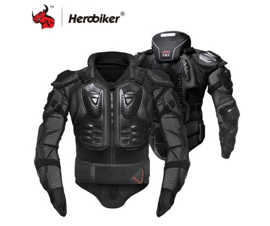 Áo khoác giáp đua xe máy bảo vệ thân và cổ HEROBIKER